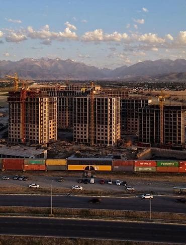 ош квартиры продажа: 1 комната, 46 м², Элитка, 8 этаж, Евроремонт — 1