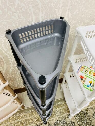 настенные полочки: Этажерка Стеллаж угловой Полка универсальная Этажерка для кухни — 5