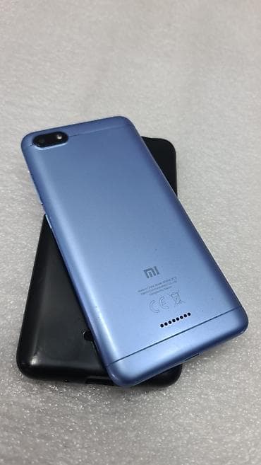 Redmi, Redmi 6A, Б/у, 32 ГБ, цвет - Голубой, 2 SIM