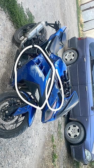 кпп на гольф 2: Спортбайк Kawasaki, 400 куб. см, Бензин, Взрослый, Б/у, В рассрочку — 6