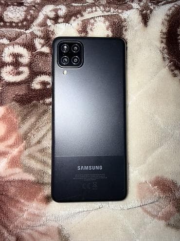 Samsung Galaxy A12, Б/у, цвет - Черный, 2 SIM