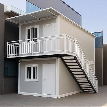 вагончик на колёсах: Модульный контейнерный дом/офис магазин, из сэндвич‑панелей - — 3