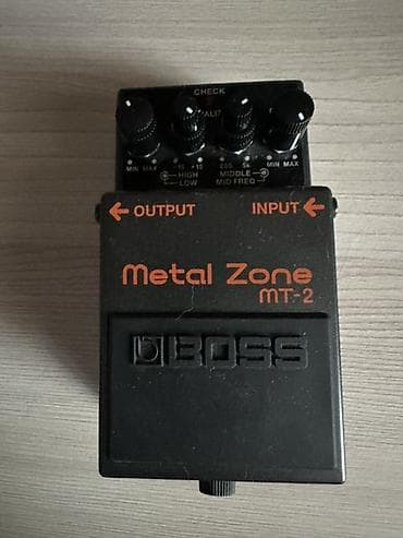Гитарная педаль дисторшна BOSS Metal Zone MT-2. - Мощный хай-гейн