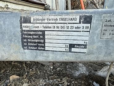 мини бутка: Прицеп, 5 т, Б/у — 6