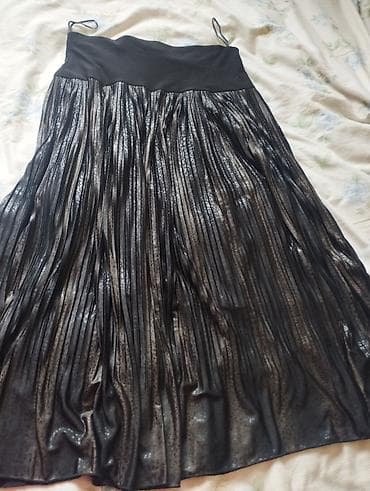 Юбка, Модель юбки: Плиссе, Миди, Трикотаж, По талии