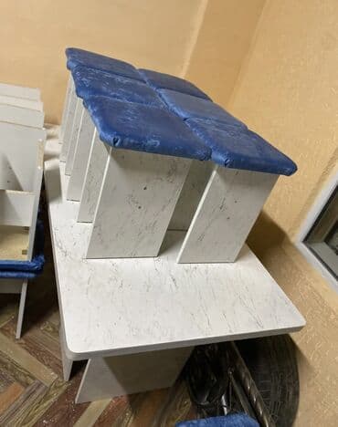 стол табурет: Табуретка, Новый, ЛДСП, Не раскладной — 12