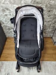 купить колеса на коляску бу: Коляска, цвет - Черный, Б/у — 7