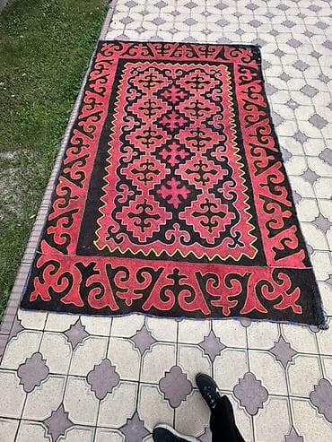 Ковры: Ковер Б/у, Настенный, 350 * 250, Войлок, Сделано в Кыргызстане, Безналичная/наличная оплата — 2