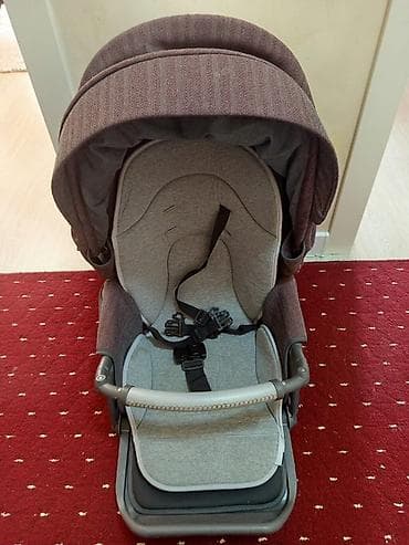 утепленные джинсы: Коляска 2 в 1 (люлька + прогулочный блок) - Комплект: шасси с — 4