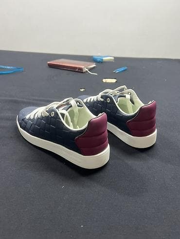 летние кроссовки: Кеды мужские/унисекс, низкие - Цвет: темно-синий верх, белая подошва — 2