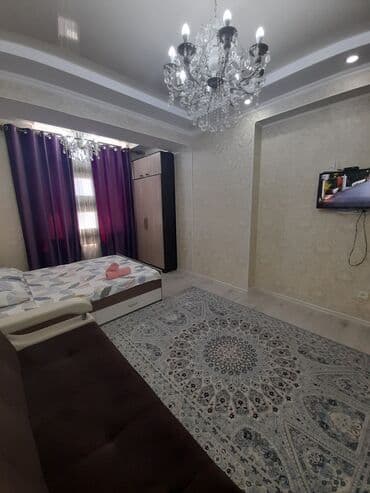 суточные квартиры бишкек филармония: 1 комната, Душевая кабина, Постельное белье, Кондиционер — 2