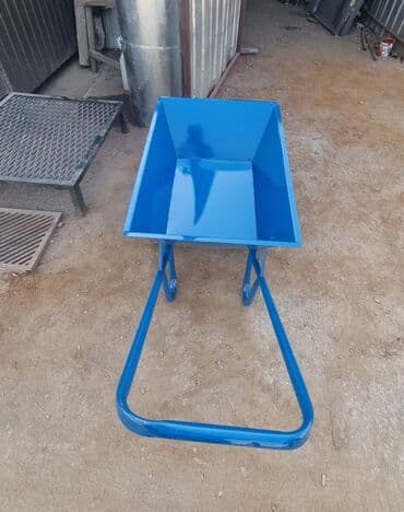 садовый измельчитель: Садово-строительная тачка и тележка, Стальная, Двухколесная, Новый — 12