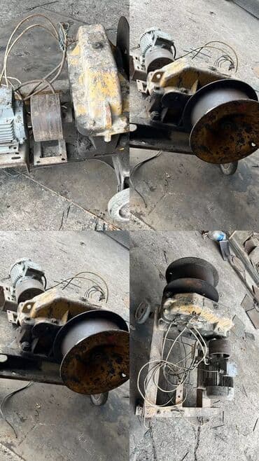 насос для полива огорода из реки: Промышленная электрическая лебедка на колесной раме, оснащенная — 6