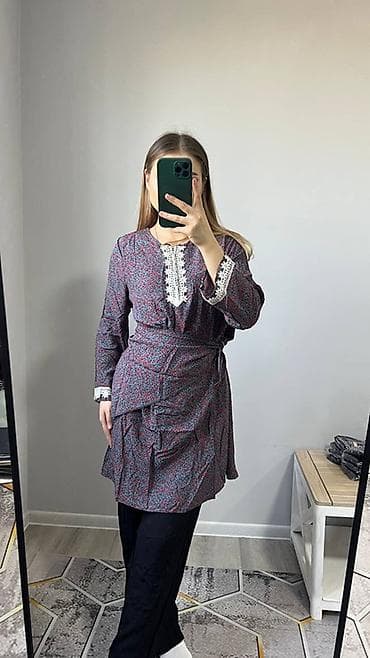 туника с длинным рукавом: Домашняя одежда — 1