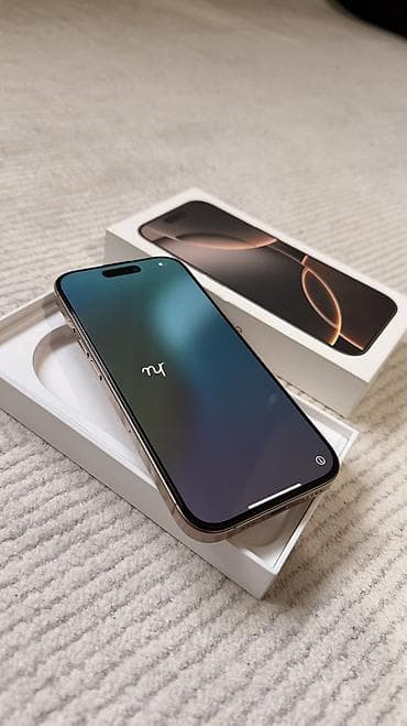 iphone 5с: IPhone 16 Pro, Б/у, 256 ГБ, Desert Titanium, Защитное стекло, Чехол, Кабель, 91 % — 5