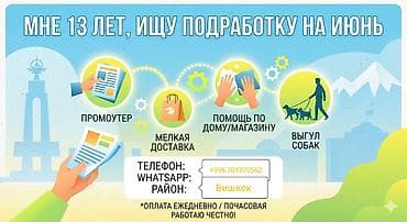 работа на раздачу листовок: Промоутер, Без опыта, Младше 18 лет — 1