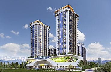 asman resıdens: 2 комнаты, 66 м², Элитка, 7 этаж, Готовая ПСО (под самоотделку) — 1