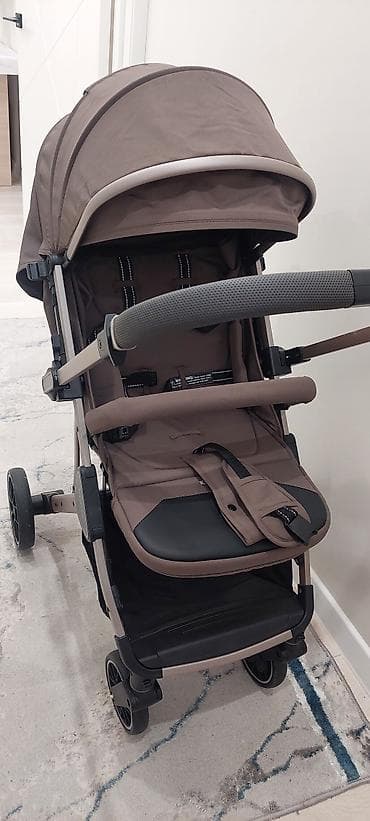 chicco echo: Коляска, Другой бренд, цвет - Коричневый, Новый, Самовывоз — 3