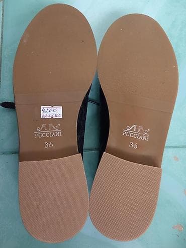 Туфли: Продаю женские кожаные туфли, новые 36 размер на узкую ножку, но — 7