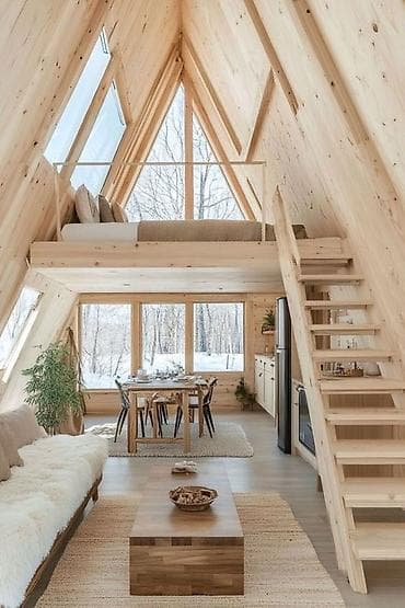 кызыл кия участка: Модульные деревянные дома и A‑frame (А‑образные) домики под ключ — 4