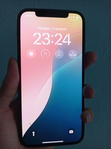 IPhone 12 Pro, Б/у, 128 ГБ, Pacific Blue, Чехол, 77 %