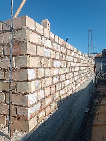 бригада строители: Кыш коебуз, кирпич, кладка, пескоблок, фундамент, бетон, озбек — 3