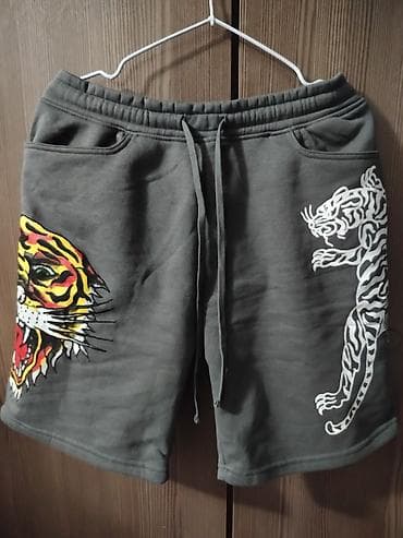 тренировочные шорты: Мужские шорты, M, Новый, цвет - Серый, Самовывоз — 3