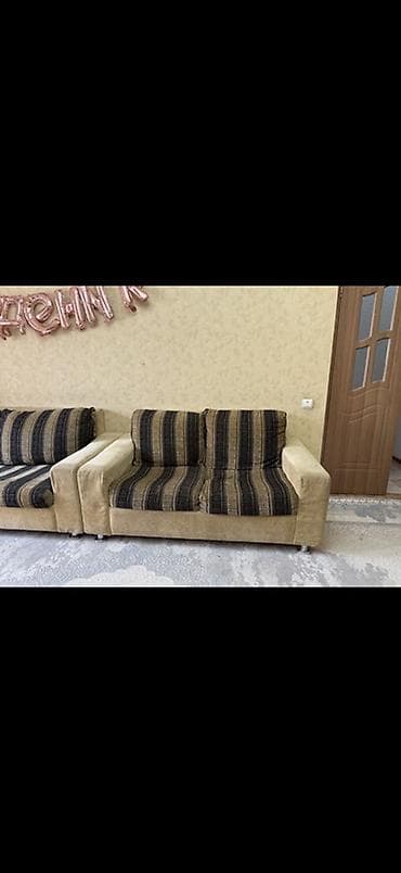 2х спальный диван: Комплект мягкой мебели, цвет - Бежевый — 2