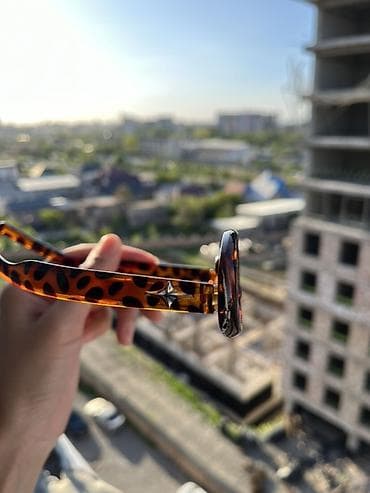 очки компьютерные: Солнечные очки в ретро-овальной форме. - Оправа: пластик под — 5