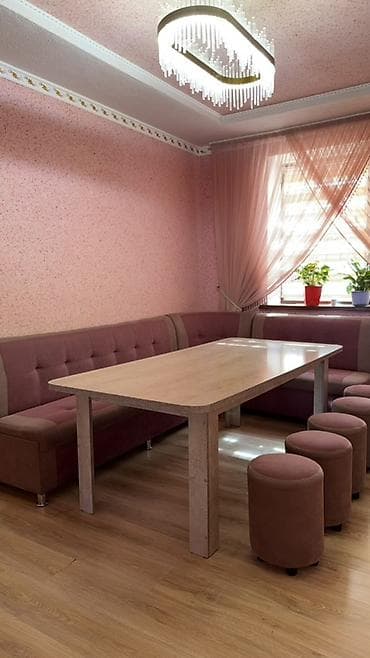 Кухонные мягкие уголки: Кухонный мягкий уголок, Дерево, цвет - Розовый — 7