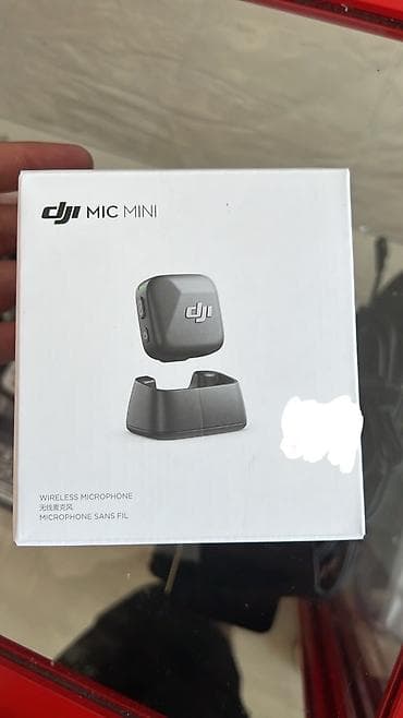Стол компьютерлери жана комлектөөчүлөр: DJI Mic Mini Transmitter (Infinity Black) — компактный беспроводной — 1
