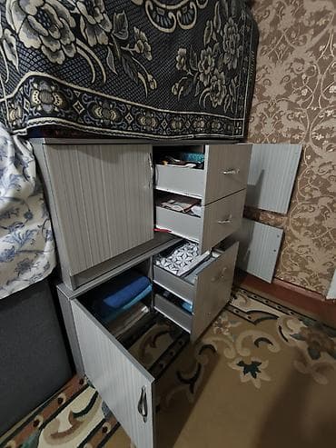 купить шкафы для одежды: Комод для одежды, Без зеркала, ЛДСП, цвет - Серый — 4