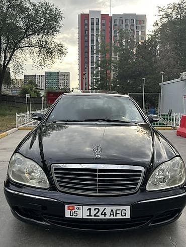 двойной выхлоп: Mercedes-Benz S-Class: 2003 г., 3.7 л, Типтроник, Бензин, Седан — 5