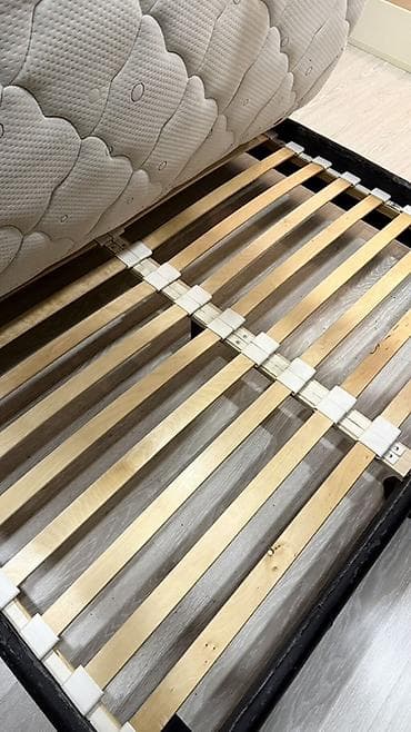 кровать мебель: Спальный гарнитур, Двуспальная кровать, Дерево, цвет - Черный — 4