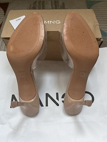 mango 36: Сабо, 40, Mango, Новый, цвет - Бежевый, Самовывоз, Платная доставка — 2