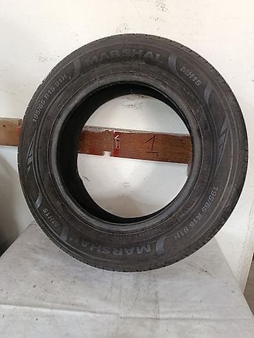 kia k5: Шины 195 / 65 / R 15, Лето, Б/у, 1 шт, Легковые, Marshal — 1