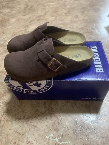 boston: Сабо, 37, Birkenstock, Б/у, цвет - Коричневый, Самовывоз — 1