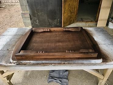 исфана мебел: Журналдык үстөлү, Жаңы, Тик бурчтуу, Бүктөө, түсү - Күрөң — 2