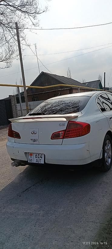 каленчатый вал: Infiniti G35: 2001 г., 2.5 л, Типтроник, Бензин, Седан — 4