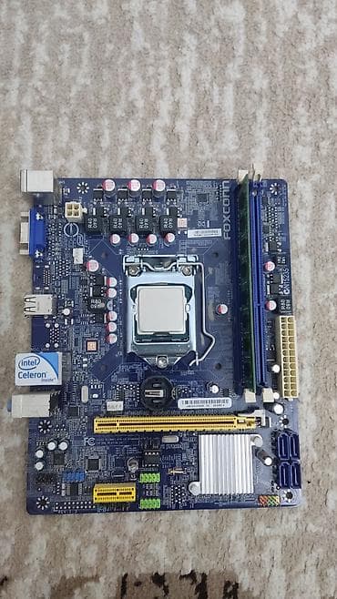 Материнские платы LGA1155 с процессорами и ОЗУ 3шт 1) Foxconn (модель — 2