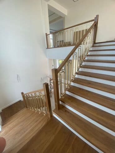 купить ковры бу: Деревянная лестница Для дома, Бесплатная доставка, Вид дерева: Лиственница, Стиль: Лофт — 7