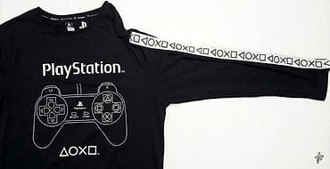 cactus jack: Лонгслив Sony PlayStation. Глубокий черный цвет, выглядит максимально — 9