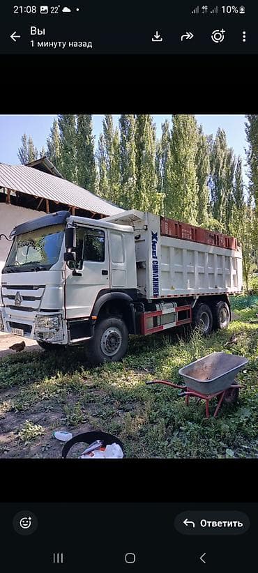 Унаа: HOWO 371, самосвал 6x4 (2021 г.), готов к работе - Марка/модель — 4