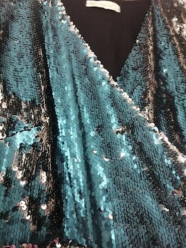 оптовая: Вечернее платье, Коктейльное, Короткая модель, С рукавами, Стразы, M — 5