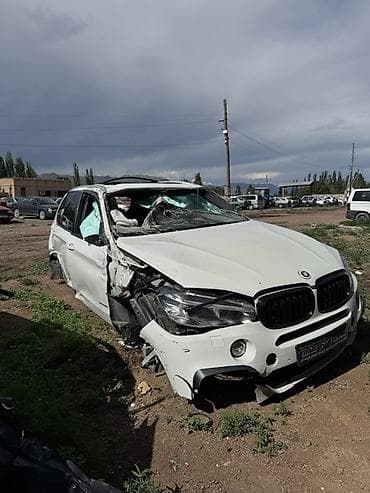 bmw e9: BMW X5, белый цвет, под разбор или восстановление. По фото видно: - — 5