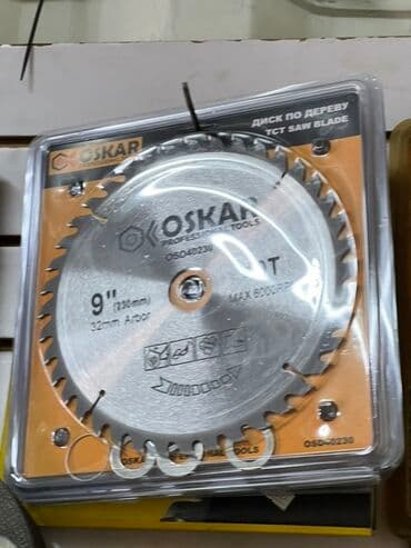 Диск по дереву Oskar с твердосплавными напайками (TCT). Диаметр диска