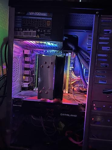 r5 7500f: Компьютер, ядер - 8, ОЗУ 16 ГБ, Для работы, учебы, Б/у, Intel Xeon, AMD Radeon RX 580, SSD — 3