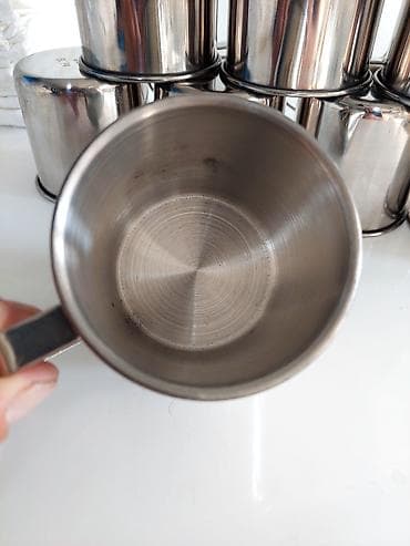 Стаканы: Набор металлических кружек NORMA - Материал: нержавеющая сталь — 4