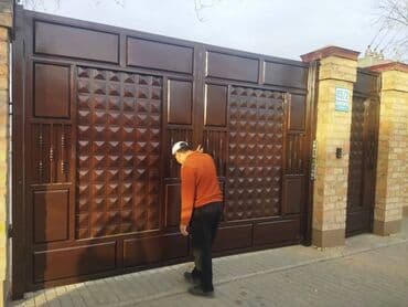ремонт откатных ворот: Сварка | Решетки на окна, Навесы, Ворота Демонтаж, Монтаж, Доставка — 11