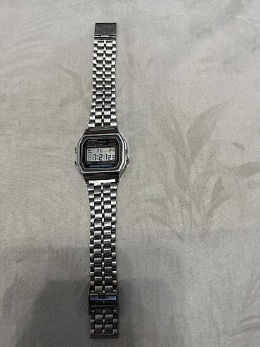 часы электроные: Классические часы часы, Casio, Серебро, Япония, Оригинал, Мужские, Б/у — 2